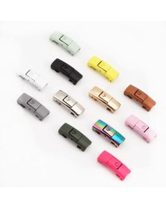 New Colorful Metal Shoelace Clip Press buckle Shoelaces Press Lock Shoes Accessories AF1 Sneakers Kits Metal Laces Tip