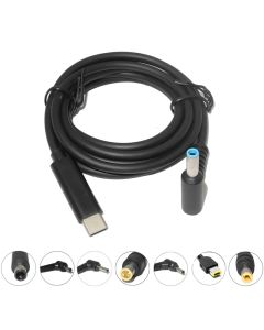 USB C PD Charging Cable Cord Type C to DC Universal Power Adapter Converter for Lenovo Asus Dell Hp Acer Samsung LG Laptops