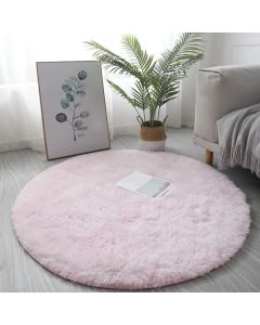 Super Soft Plush Round Rug Mat Fluffy White Carpets For Living Room Home Decor Bedroom Kid Room Decoration Salon Thick Pile Rug