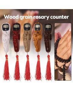 Hand Counter Portable Digital Beads Counter Led Digital Electronic Rosary Beads Tally Toy Tassel with LED easy resettable