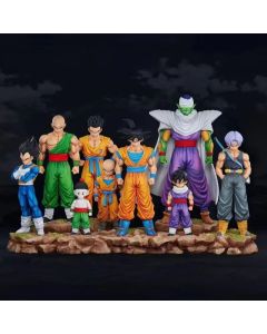 28cm Anime Dragon Ball Kids Krillin Son Gohan Trunks PVC Action Figures Model Collection Desktop Decoration Toys Kids Gifts
