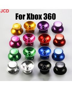JCD 1Pair 3D Aluminum Metal Analog Joystick Thumb Stick Grip Cap for Xbox 360 Gamepad Controller