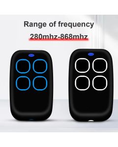 Multi-frequency Universal Garage Door Remote Control 286-868MHz 433MHz Key Fob Gate Command Hand Transmitter Opener Duplicator