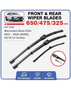 Front Rear Wiper Blades For Mercedes Benz EQA 2021 2022 H243 Windshield Windscreen Window EQA250 EQA 250 300 350 Car Accessories