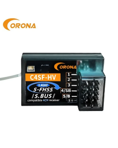 CORONA C4SF 2.4G HV Receiver for FutabaS-FHSS FHSS SBUS 3PV 3PK 4PKS 7PK T14SG Splashproof