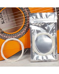 6pcs/set Classical Guitar Strings Nylon Silver Plating Set Super Light For Classic Acoustic Guitar Parts Replacement Accessories