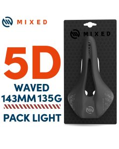 MIXED Full Carbon Fiber  5D Ultra Pack Light Weight Bike Saddle 143mm 135g for Road MTB Mountain Bicycle Carbon Seats