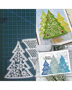 Christmas tree Metal Cutting Dies Decoration Scrapbooking Paper Card Craft Knife Mould Blade Punch Stencils