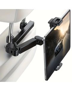 Universal Car Tablet Holder Back Seat Headrest Mount For iPad Air Mini Pro 4-13 Inch 360 Rotation Rear Pillow Phone Clamp Stand