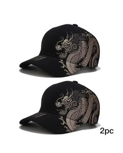 Chinese Style Dragon Pattern Baseball Hat For Men And Women, Versatile National Tide Cap, Hip Hop Hip Hop Skateboarding, Cool