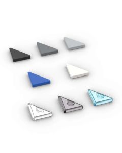 MOC 10PCS 35787 Triangular Light Panel Building Blocks Plate Square Bricks Particle Puzzle Idea Toy Children Birthday Kid Gifts