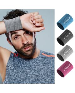 WRELS Cold Wrist Support Band Wristband Sport Bracers Sweat Towel Cuff Tennis Sweat Bands Guard For Basketball Fitness Wrist Wra