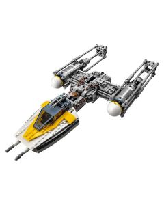 Interstellar Series Y-Wing Fighter Building Blocks Set, Compatible with Fighter Models, Brick Toys Kids Birthday Gift
