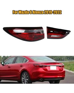 Inner Outer Car LED Rear Bumper Tail Light Assembly Brake Stop Reverse Lamp Taillamp Assy For Mazda 6 Atenza 2019 2020 2021 2022