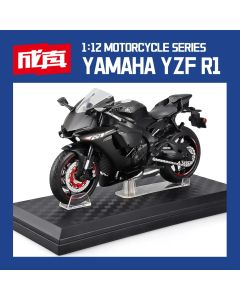 1:12 Scale Motorcycle Model Die Cast Metal with Plastic Parts Motorcycle 2020 YAMAHA YZF-R6