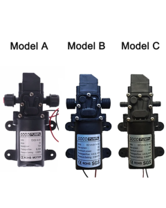 DC 12V 70W Agricultural Electric Water Pump Black Micro High Pressure  Diaphragm Pump Multipurpose Water Pump