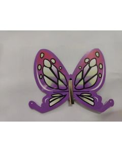 Anime Demon Slayer Kimetsu no Yaiba Hair Clip Cosplay Tsuyuri Kanawo Kochou Shinobu Butterfly Hairpin Headdress Costume Headwear