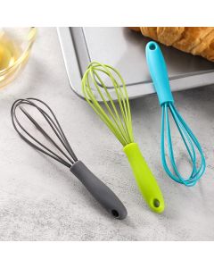 6-inch Mini Children's Silicone Egg Beater Household Manual Cream Egg Mixer Kitchen Baking Tool