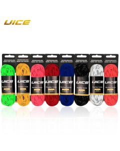Ice Hockey Skate Laces 84 96 108 120inch Dual Layer Braid Reinforced Waxed Tip Design Hockey Skate Shoe Lacer Hockey Accessories