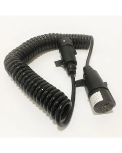 Truck Spare Parts Seven-core Line Assembly 7pin Trailer Cable Spiral Stretch Spring Connecting Plug Wire