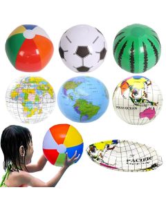 6 Styles Kids Inflatable Water Games Beach Ball Swimming Pool Toys Summer Outdoor Fun Play Water Balloon Prop for Children Gifts