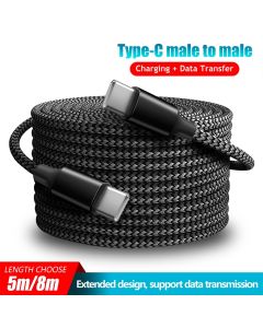 Type C to Type C Cable C to C PD 60W 3m 5m 8m 10-meter Extension Cable for iPhone 15 PRO MAX Plus Huawei Samsung Xiaomi OPPO