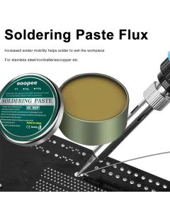 Soldering Paste Lead-Free Rosin Flux Environmental Soldering Paste Flux for Copper/Iron Sheet/Wire/18650 Battery/Stainless Steel
