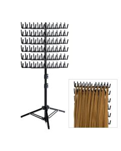 Hair Braiding Rack 2 Sided Hair Racks for Braiders Standing Height Adjustable Braid Rack hair extension holder for Salon Home