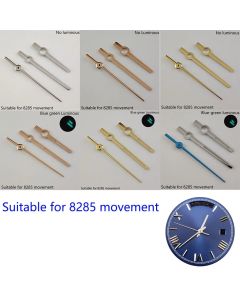 Watch hands suitable for Miyota 8285 dual movement blue green Luminous watch accessories Miyota 8285 movement hands
