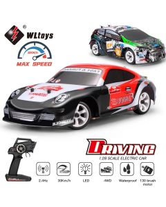 WLtoys K969 1:28 4WD 2.4G Mini RC Racing Car High Speed Off-Road Remote Control Drift Toys Alloy Vehicle for Children Kids Gift