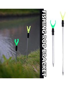 50/80cm Fishing Bankstick Adjustable Extending Rod Rest Telescopic Fishing Stand Holders Fishing Rod Bracket Fishing Accessories
