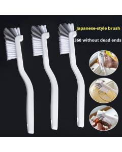 Japanese Sink & Motorcycle Cleaning Brush - Long Handle Elbow Design for Tail Holes & Crevices