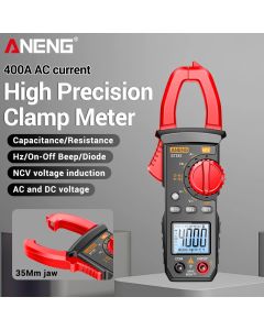 ANENG Digital Clamp Multimeter Professional ST181 AC Current Voltage Continuity Tester Clamp Meter Ammeter NCV Ohm Test tools