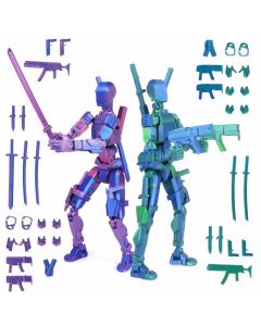 Multi-Jointed Movable Shapeshift Robot Titan 13 Action Figures 3D Printed Mannequin Dummy Toys Kids Adults Children Game