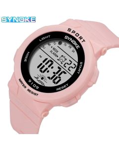 SYNOKE Student Sport Watches For Kids Colorful Electronic Watches 50M Waterproof Clock Children Digital Watch For Boys Girls