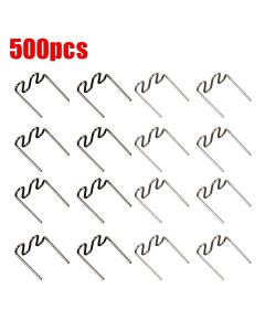 500PCS Hot Stapler Staples For Plastic Welder Plastic Repair Standard Pre Cut Wave Staples Welding Bumper Car Bumper Repair