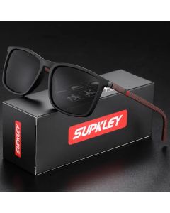 SUPKLEY Sports Sunglasses for Men Polarized Comfortable Wear Square Sun Glasses Male Light Weight Eyewear Accessory with Origina