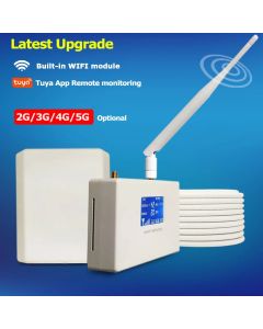 New Upgrade 3G 4G 5G Signal Booster Cell Phone Repeater EGSM 2G Amplifier For Mobile B1/B3/B5/B8/B20/B28 Tuya App Monitoring
