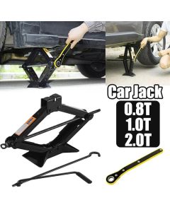Car Jack 0.8T/1T/2T Portable Labor-saving Hand-cranked Car Scissor Jack Car Repair and Tire Replacement Special Tool for Car SUV