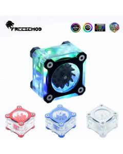 Acrylic RGB Water Cooler Flowmeter PC Monitor,Computer Peripherals Water Cooling 5V 3Pin ARGB AURA SYNC LSJ-KJR