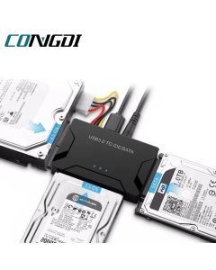 USB 3.0 to SATA IDE Hard Disk Adapter Converter Cable for 3.5 2.5 inch HDD/SSD CD DVD ROM CD-RW 3 in 1 IDE SATA Adapter