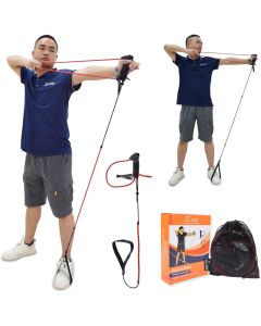 Archery Trainer Band Training - Portable Bow Riser Handle - 9 to 19 lbs Tension Adjustment Suitable for Left and Right Hand