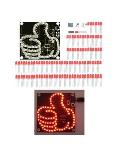 DIY Electronic Kit LED Thumb Flowing Light Production Kit Light-emitting Diode Fun Welding Microcontroller Soldering Practice