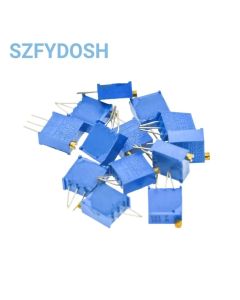 10PCS 3296 potentiometer Kit High Precision 3296W Variable Resistor 100R -1M 200R 500R 1k 2k 5K 10K 20K 50K 100K 200k 500k