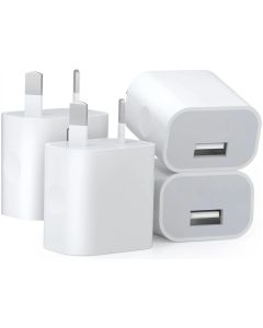 1/5Pcs One Port Universal Travel 5V 2A USB AC Wall Home Charger Power Adapter AU Plug Phone Charging Head Australian Standard