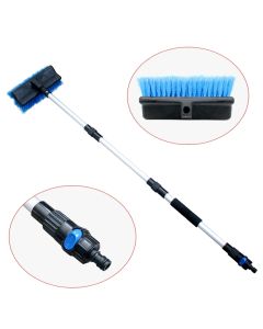 Car Wash Brush Head for Detailing Washing Vehicles, Boats, RVs, ATVs, or Off-Road Autos, Super Soft Bristles for Scratch Resista