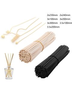5-100pcs 2-3.5mm Reed Diffuser Replacement Stick DIY Handmade Home Decor Extra Thick Rattan Aromatherapy Diffuser Refill Sticks