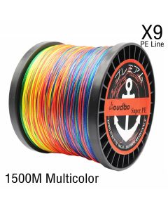 S9 Braid Line 9Strands Braided Fishing Line 1500m PE Multicolor Strong Strength Fishing Braid 20LB-200LB Carp Fishing Accessory