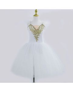White Ballet Dress Long Romantic Ballet Tutu Professional Ballet Swan Lake Ballerine Femme Children Girls Fairy Ballet Costume
