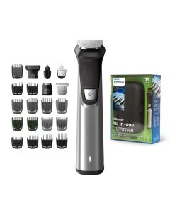 Philips Norelco Multigroom 9000 MG7770, DualCut Blades, Stainless Steel Design, 6 Hours Runtime